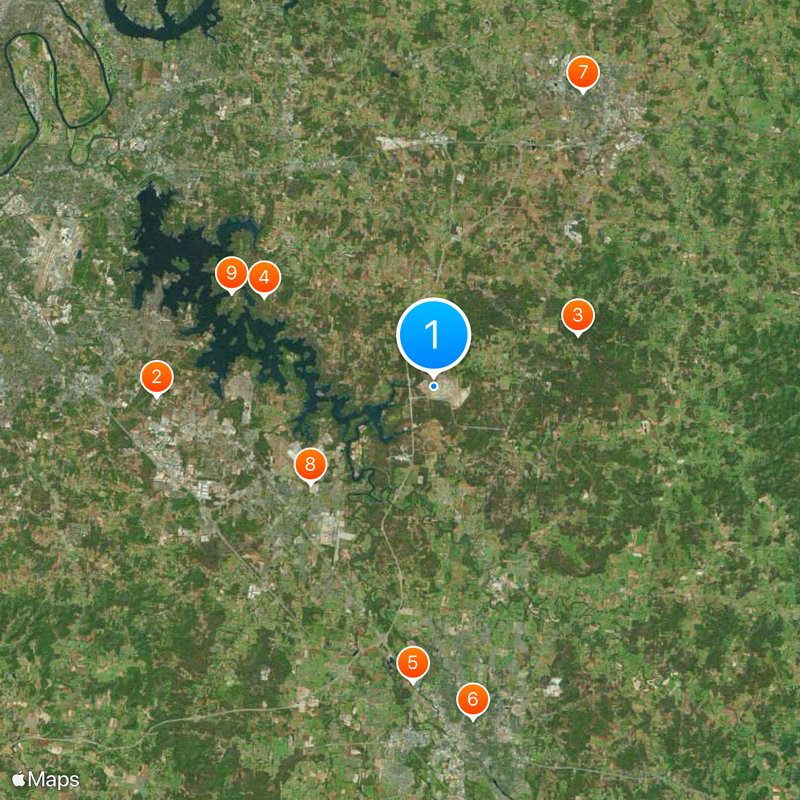 Nashville Superspeedway Mapa