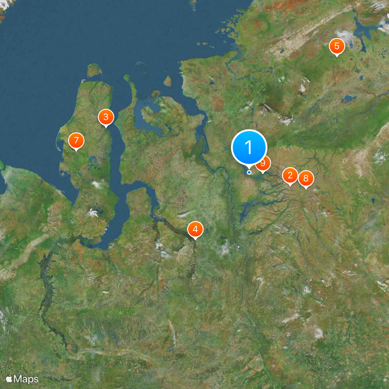 Talnakh Map