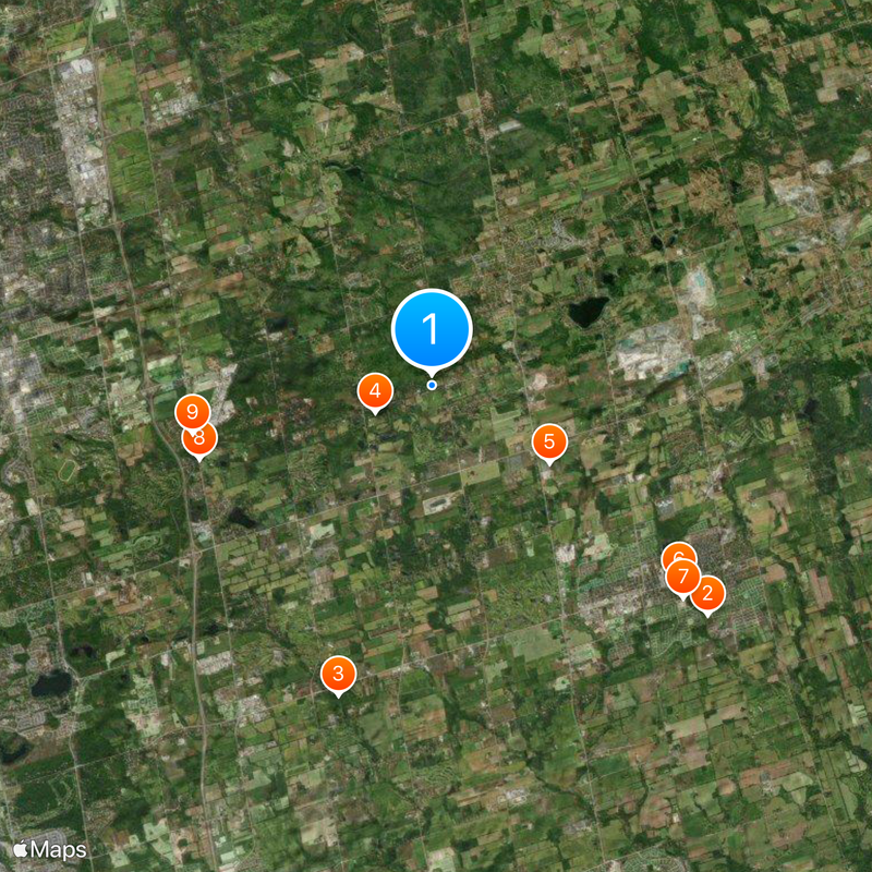 Whitchurch–Stouffville Map