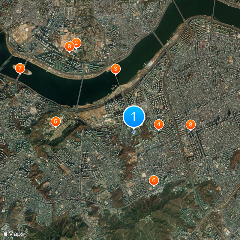 National Library of Korea Map