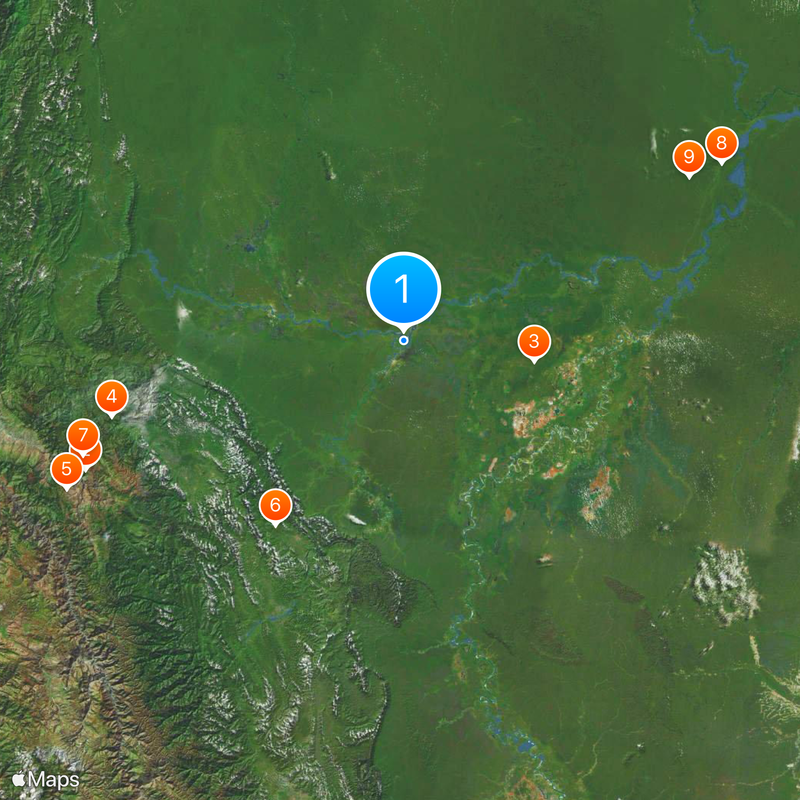 Huallaga River Map