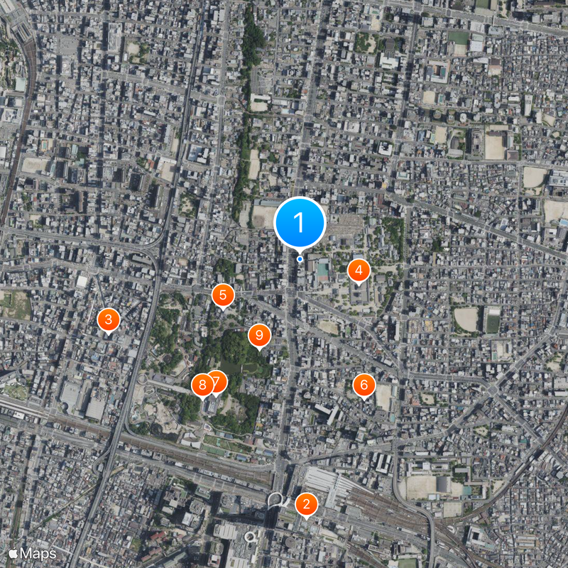 Kongō Gumi Map
