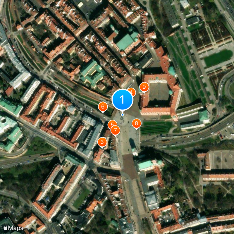 Sigismund's Column Map