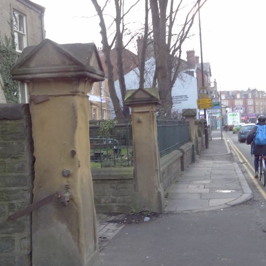 Gate Piers And Garden Wall To Number 36