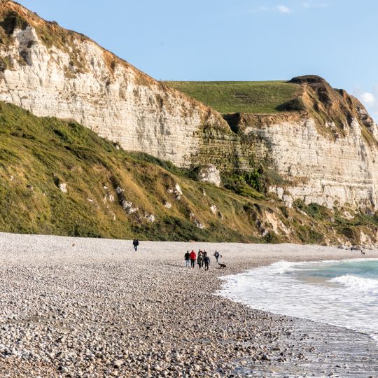 La plage de Saint-Jouin-Bruneval