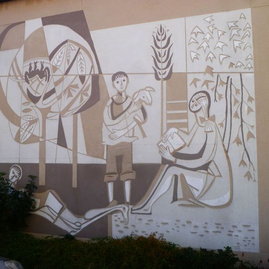 Kunst am Bau, Wandbilder