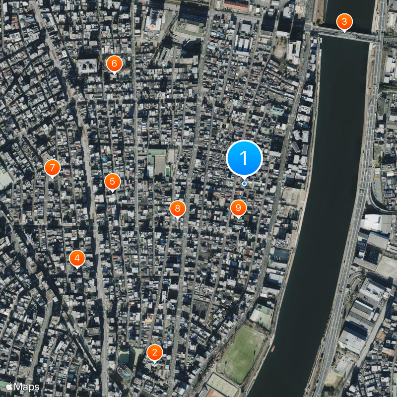 Tokiwayama stable Carte