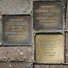 Stolperstein en memoria de Elsa Sänger