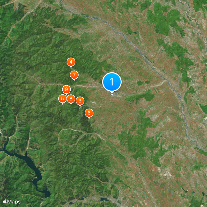 Ion Creangă Memorial House, Humu Mapa
