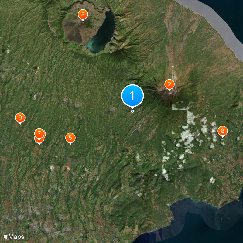 Templo de Besakih Mapa