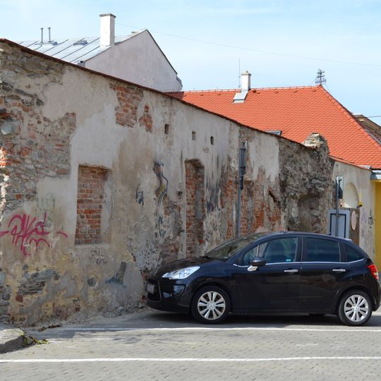 Mestské hradby, múr hradbový