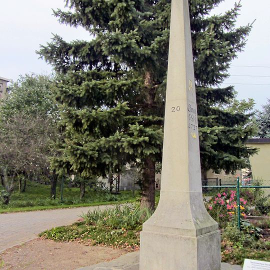 Polish-Saxon Post Milestone in Pappendorf