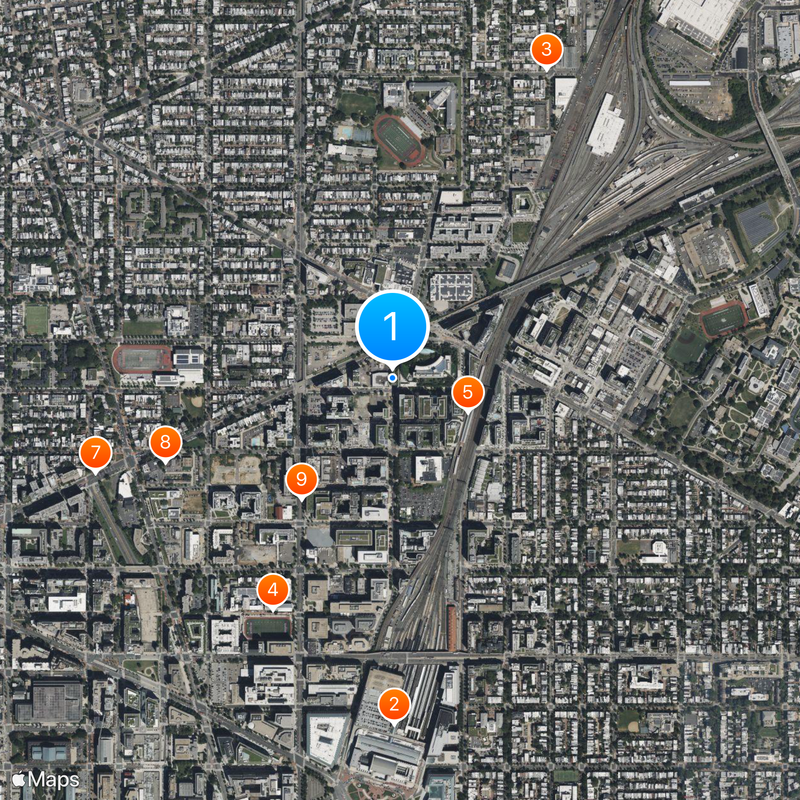Bureau of Alcohol, Tobacco, Firearms and Explosives Map