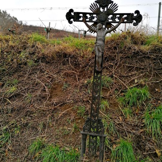 Eisenkreuz am Stoamandlweg in Schönberg am Kamp