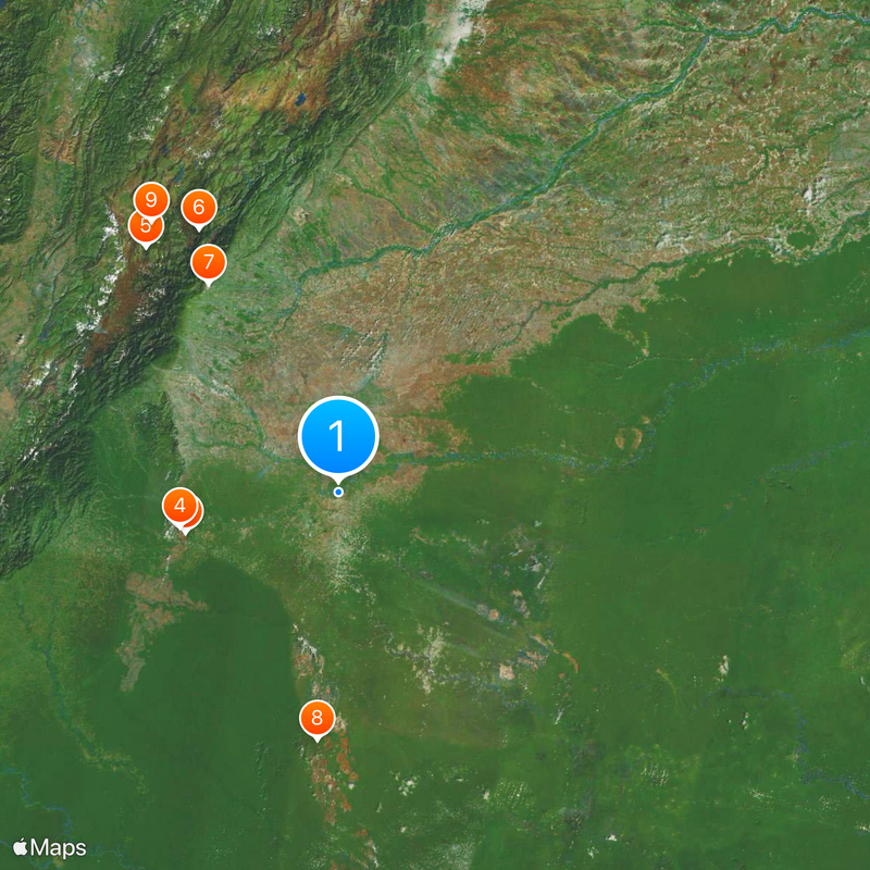 San José del Guaviare Map