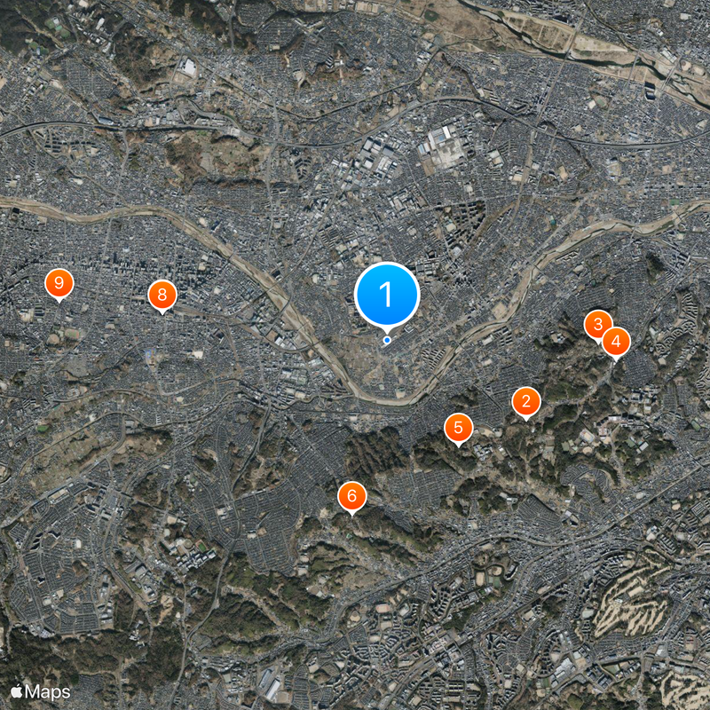Toyoda Rolling Stock Center Map