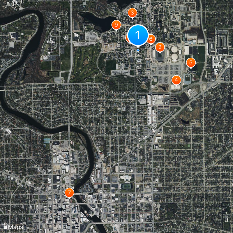 Notre Dame Law School Map