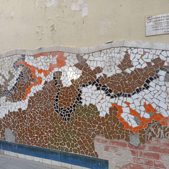 Baldosa, obra de arte