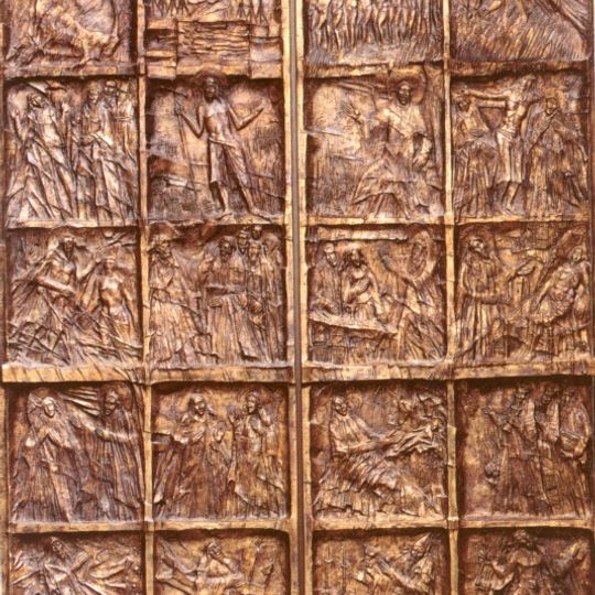 Bronzetür des Augsburger Domes