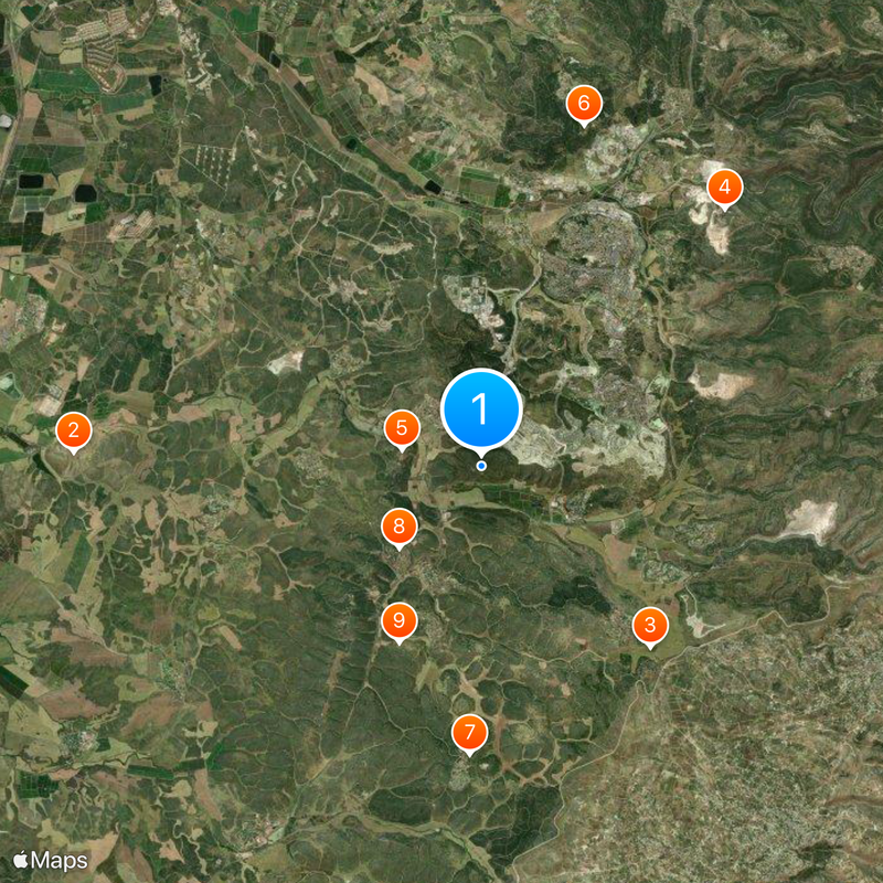 Khirbet Qeiyafa Mappa