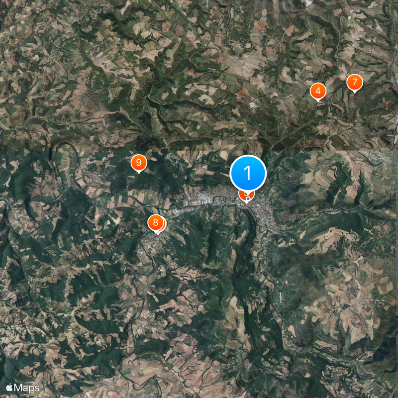 Saint-Affrique Carte