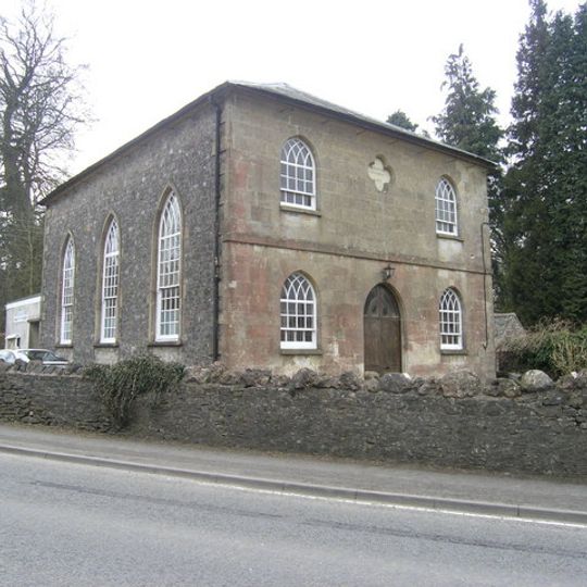 Oakhill Methodist Church And Adjacent Gate Piers And Gate Of Forecourt Walls