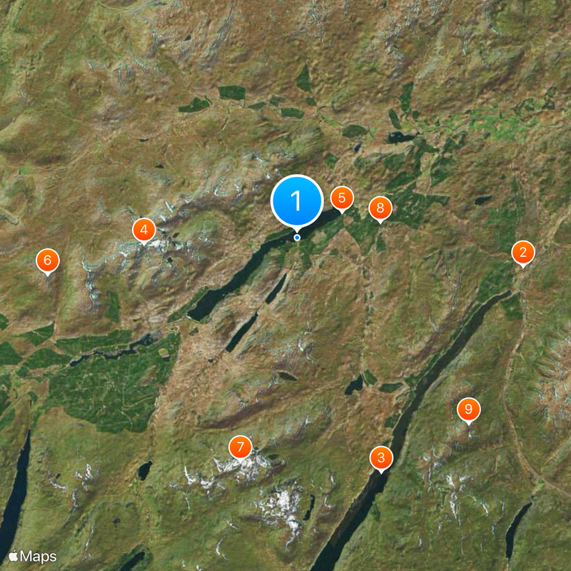 Ardverikie House Karte