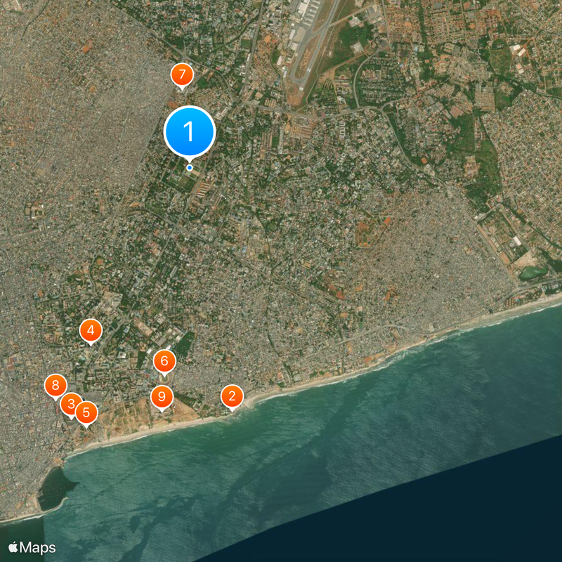 The Flagstaff House Map