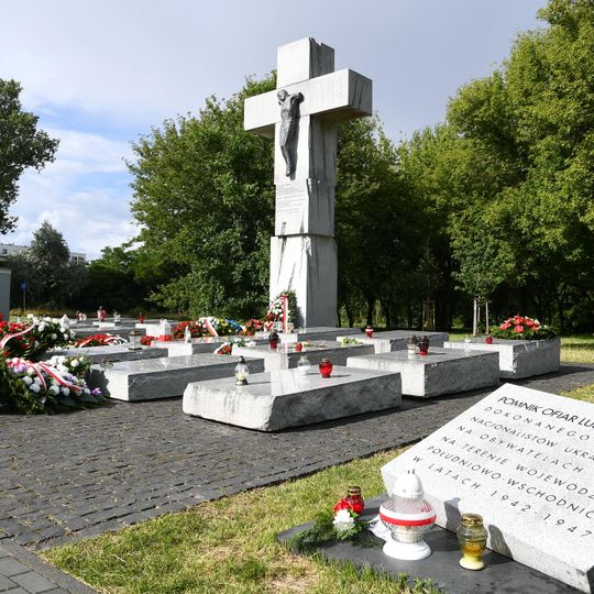 Monument to Victims of Volhynia Massacres at Skwer Wołyński in Warszawa
