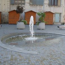 Kašna na Palackého náměstí v Kralupech nad Vltavou