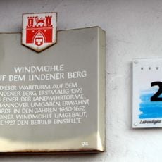 Stadttafel Windmühle auf dem Lindener Berg