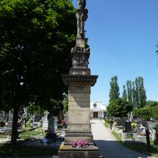 Cemetery cross in the New Příbor Cemetery
