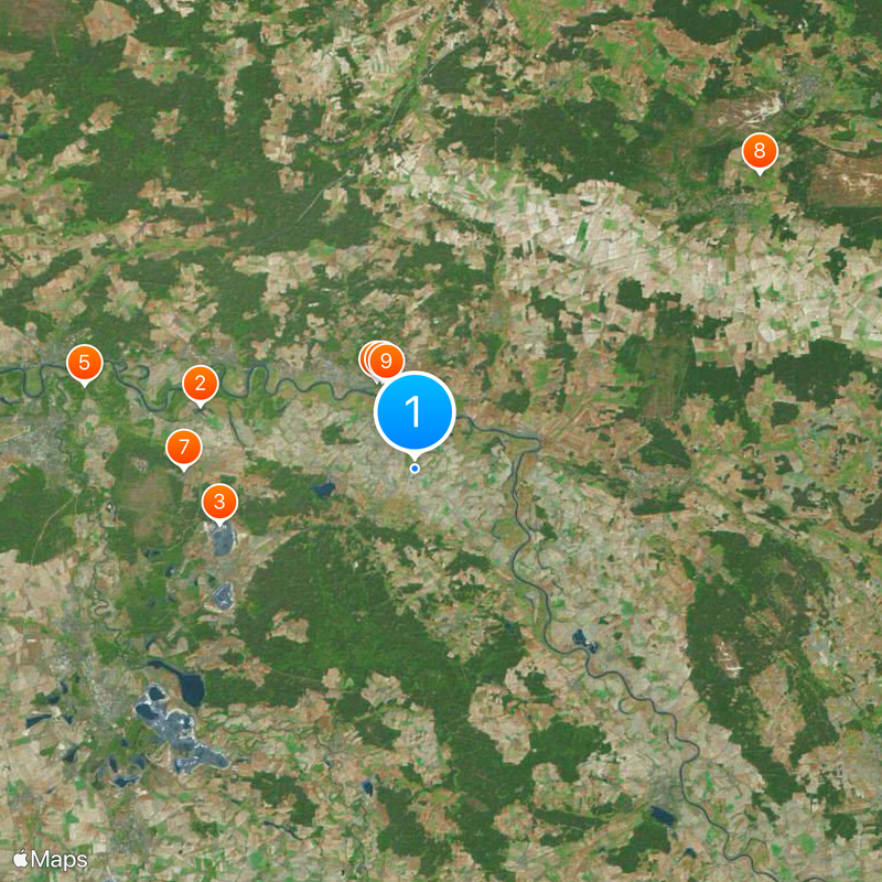 Circondario di Wittenberg Mappa