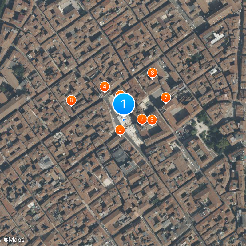 Piazza delle Erbe Map