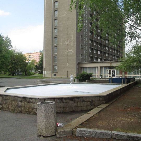 Kašna v Plzni u Koterovské ulice