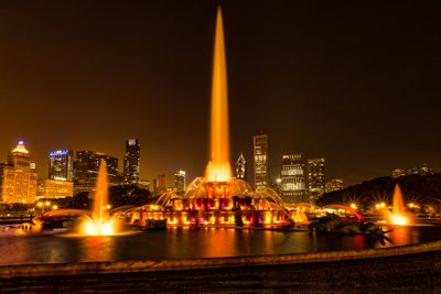 At night 0