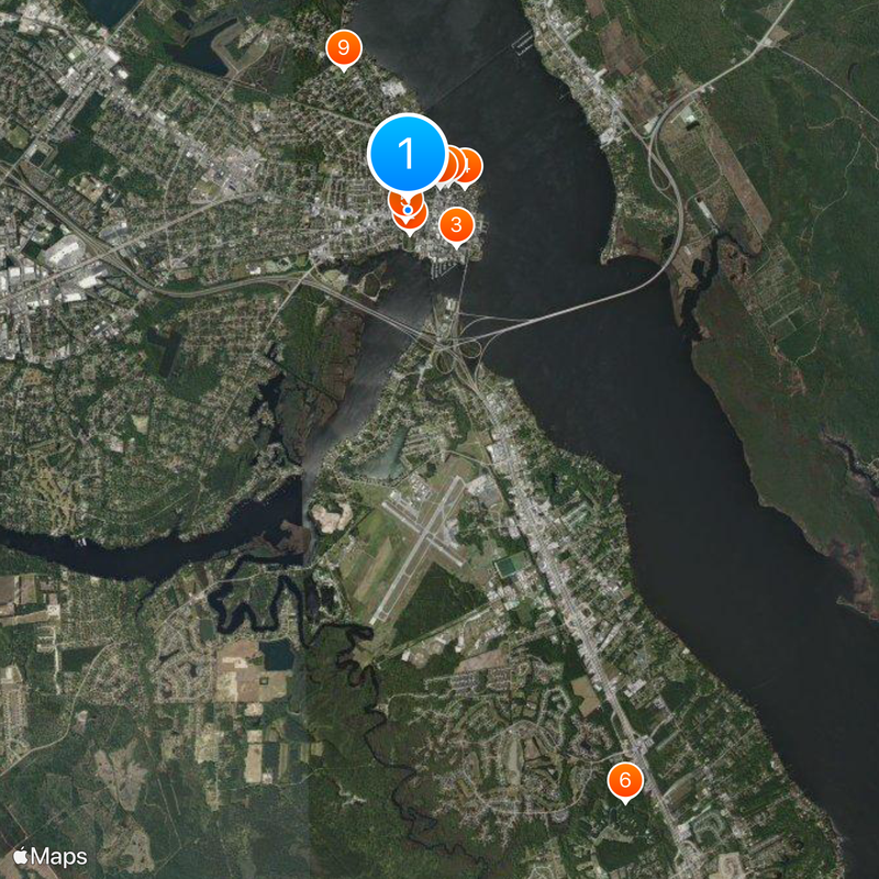 New Bern Mappa