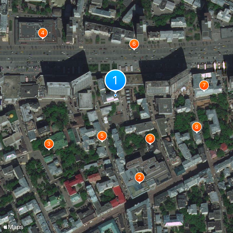 Boris Shchukin Theatre Institute Map