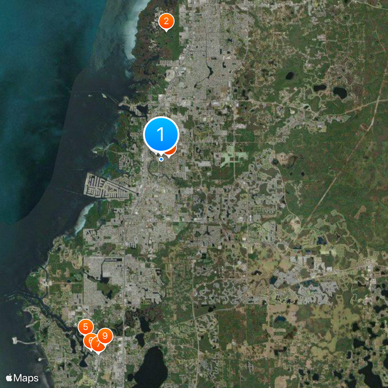 New Port Richey Mappa