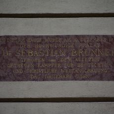 Gedenktafel für Sebastian Brunner
