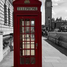 K6 Telephone Kiosk, Outside County Hall One Of A Pair This One Is The Nearer To The County Hall Island Block