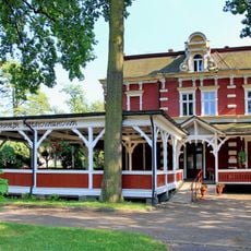 Spa administration building in Goczałkowice-Zdrój