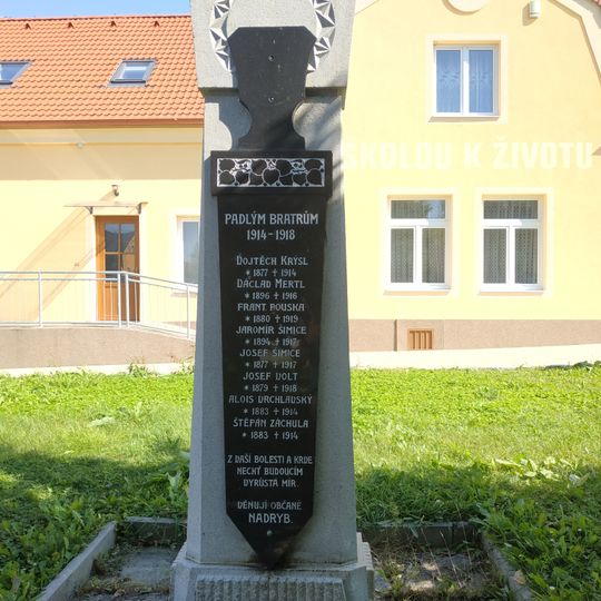 Pomník padlým v Nadrybech