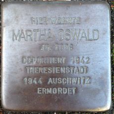 Stolperstein für Martha Oswald