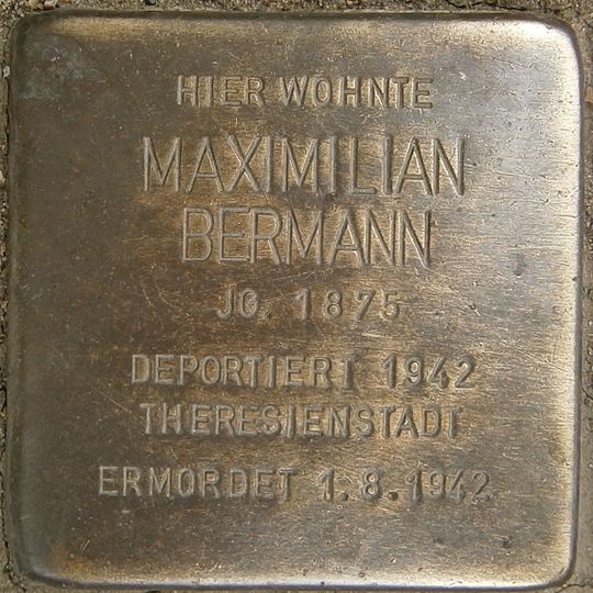 Stolperstein für Maximilian Bermann