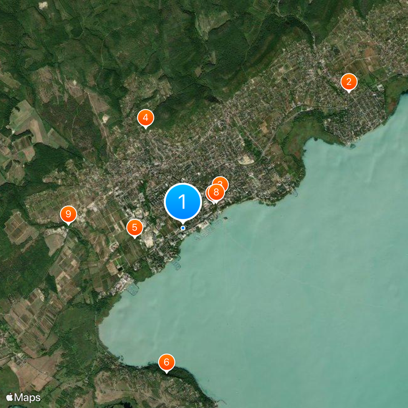 Balatonfüred Map