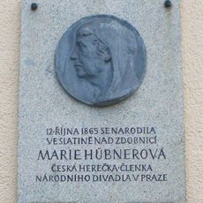 Pamětní deska Marie Hübnerové ve Slatině nad Zdobnicí