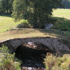 Stone bridge over the Borovský potok near Stříbrné Hory