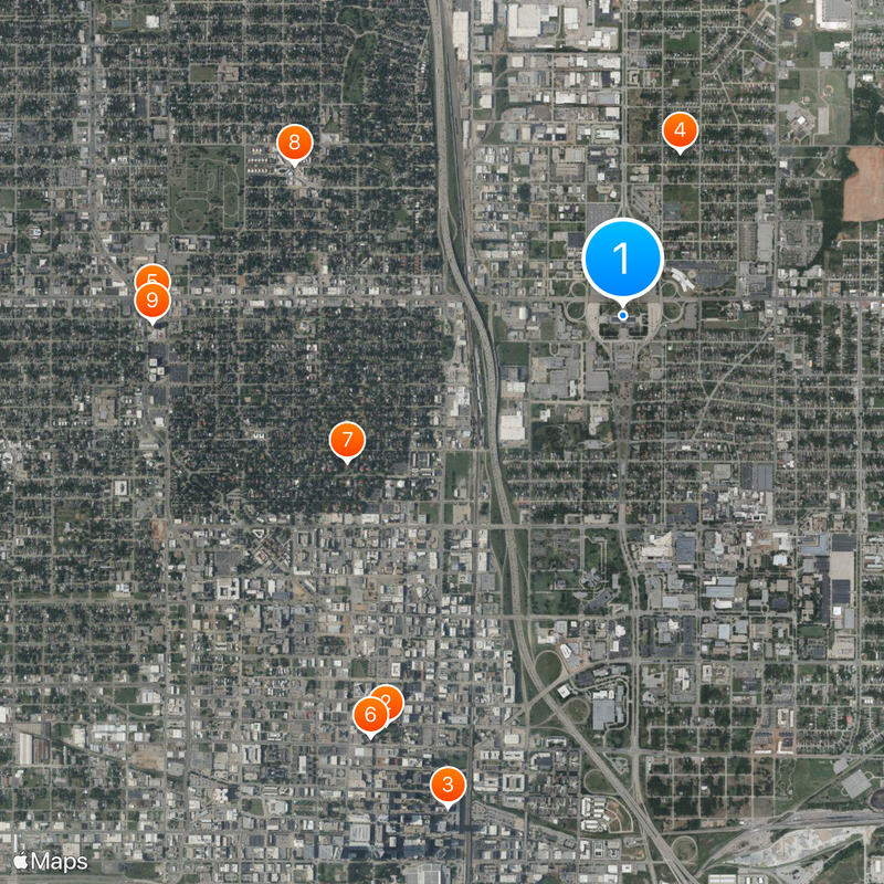 Oklahoma State Capitol Map