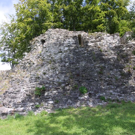 Bossonnens, ruines du château et du bourg médiéval